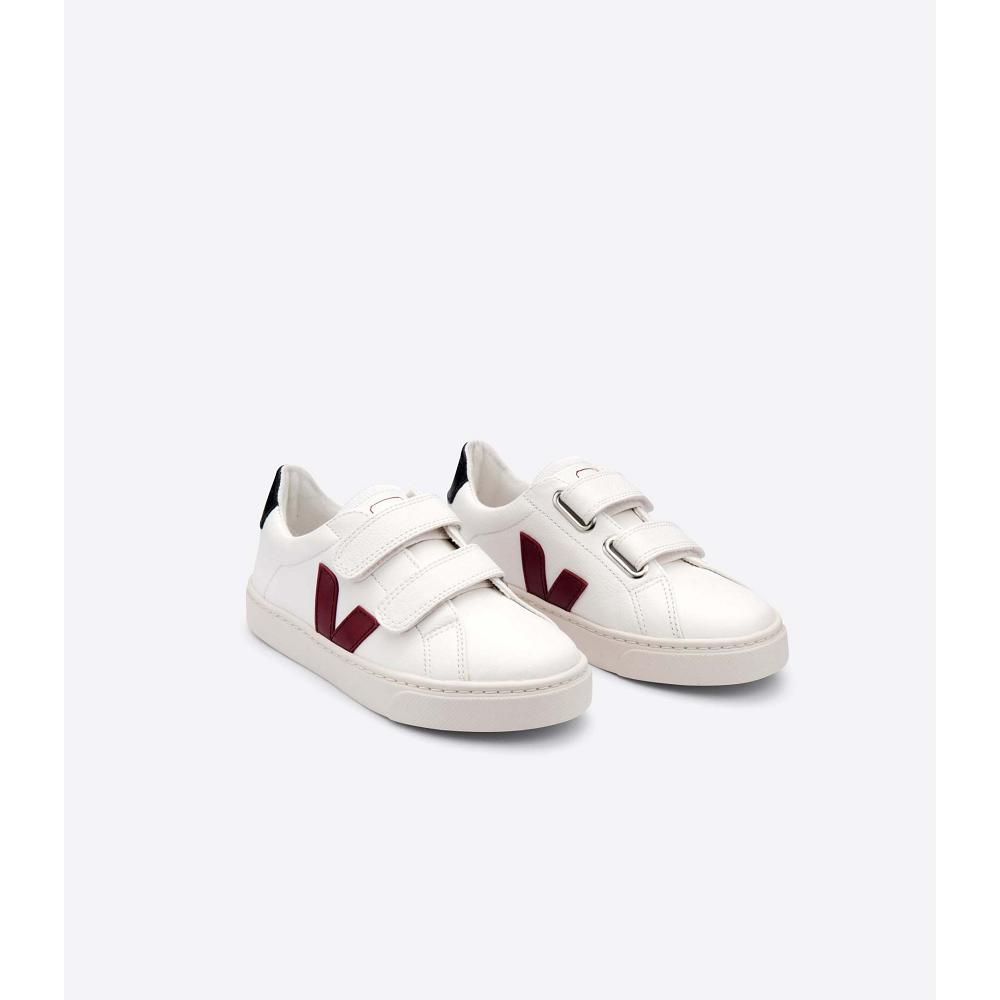 παπουτσια παιδικα Veja ESPLAR CHROMEFREE White/Black/Red | GR 727FDN